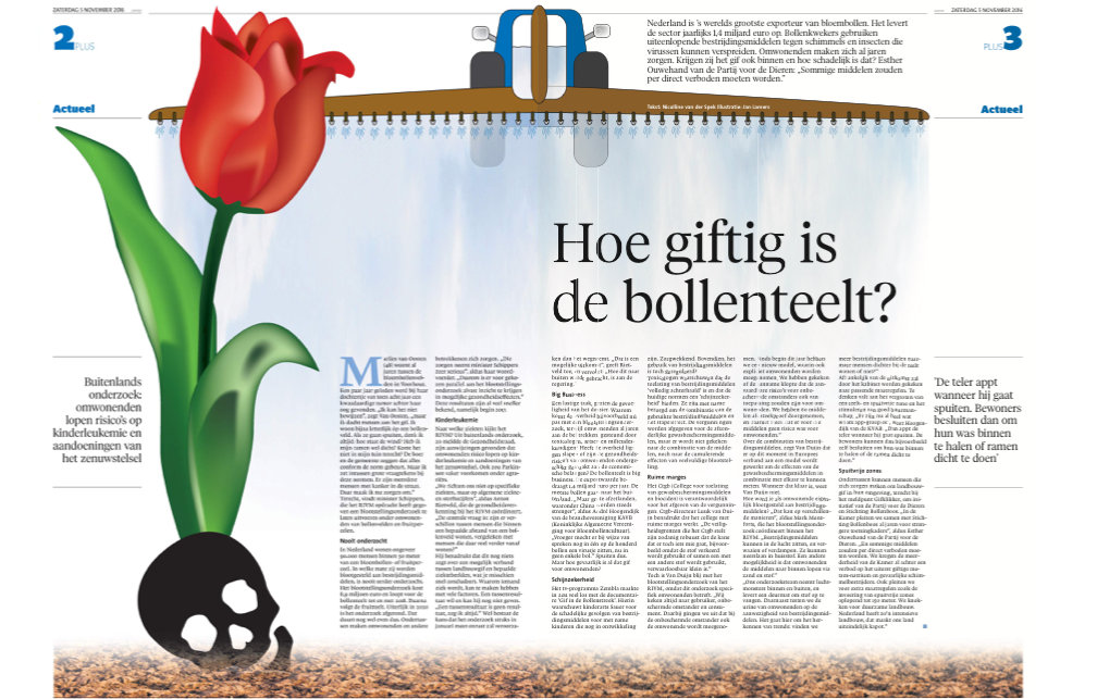 Hoe giftig is de Bollenteelt?